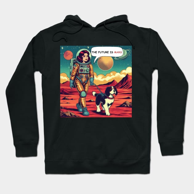 The Future  is Mars - Pop Hoodie by 80s Pop Night